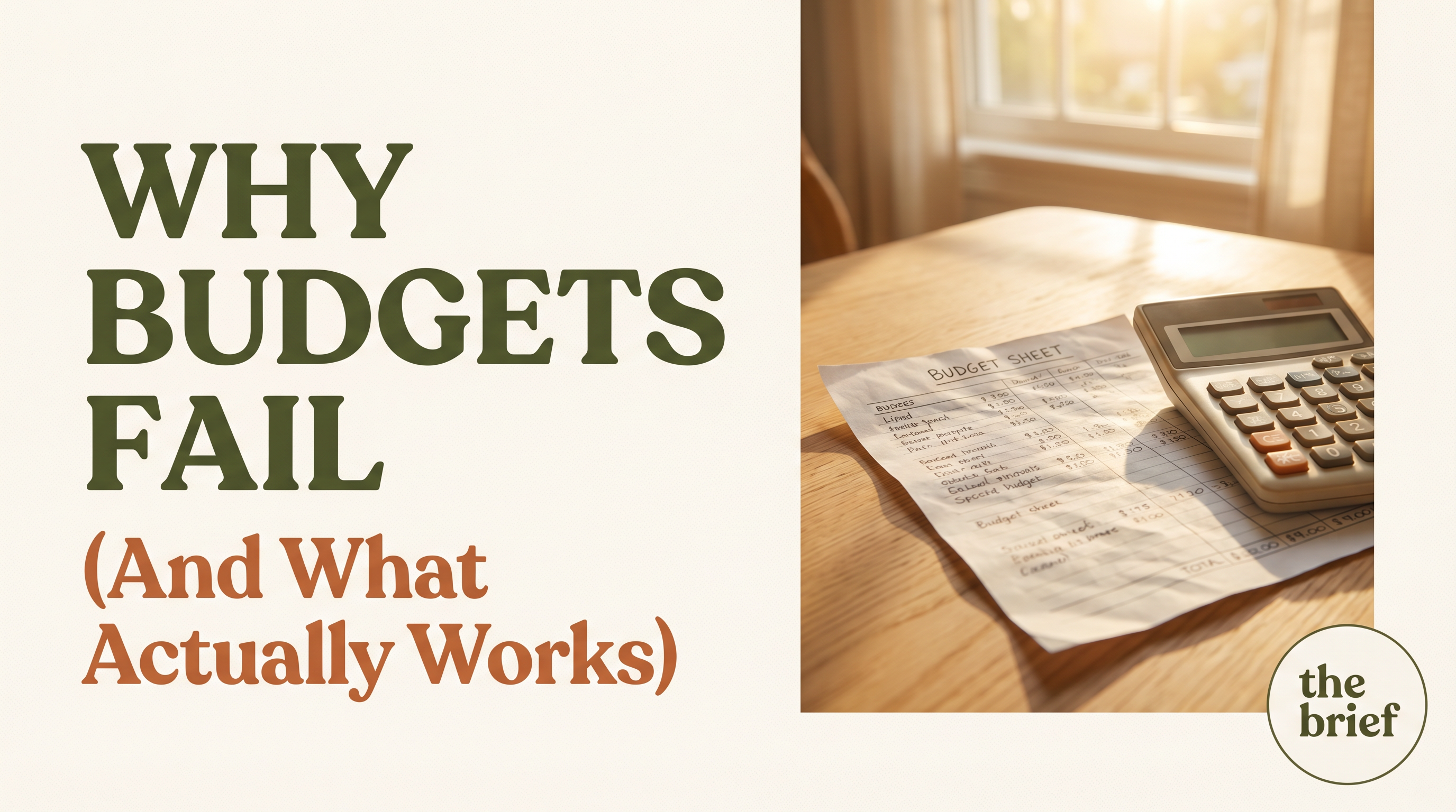 Why Budgets Fail (And What Actually Works)